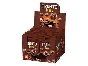 Chocolate Trento Bits Dark 55 % Cacau 40 GR dispaly com 12 unidades - Peccin
