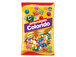 Amendoim Confeitado Colorido 400g - Kuky