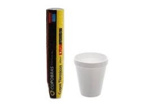 Copo térmico descartável 180ml CCT-180 Copobras PT 25 UN
