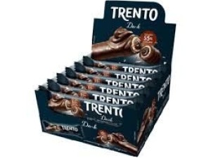 Chocolate com Wafer Trento Recheio Chocolate c/16 - Peccin