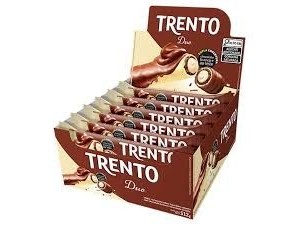 Chocolate com Wafer Trento Recheio Chocolate c/16 - Peccin