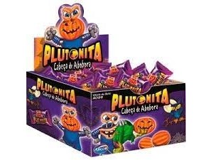 Chiclete Plutonita Cabeça Abóbora 180gr - Arcor