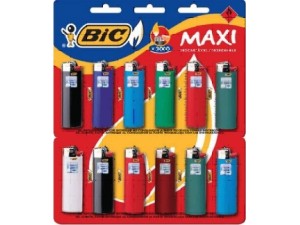 Isqueiro Maxi BIC (Cores Sortidas) 12 UN