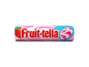 Bala Mastigável Fruittella Morango Creme c/15 - Perfetti