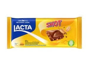 Chocolate Barra Lacta Shot 80 gr dp 17